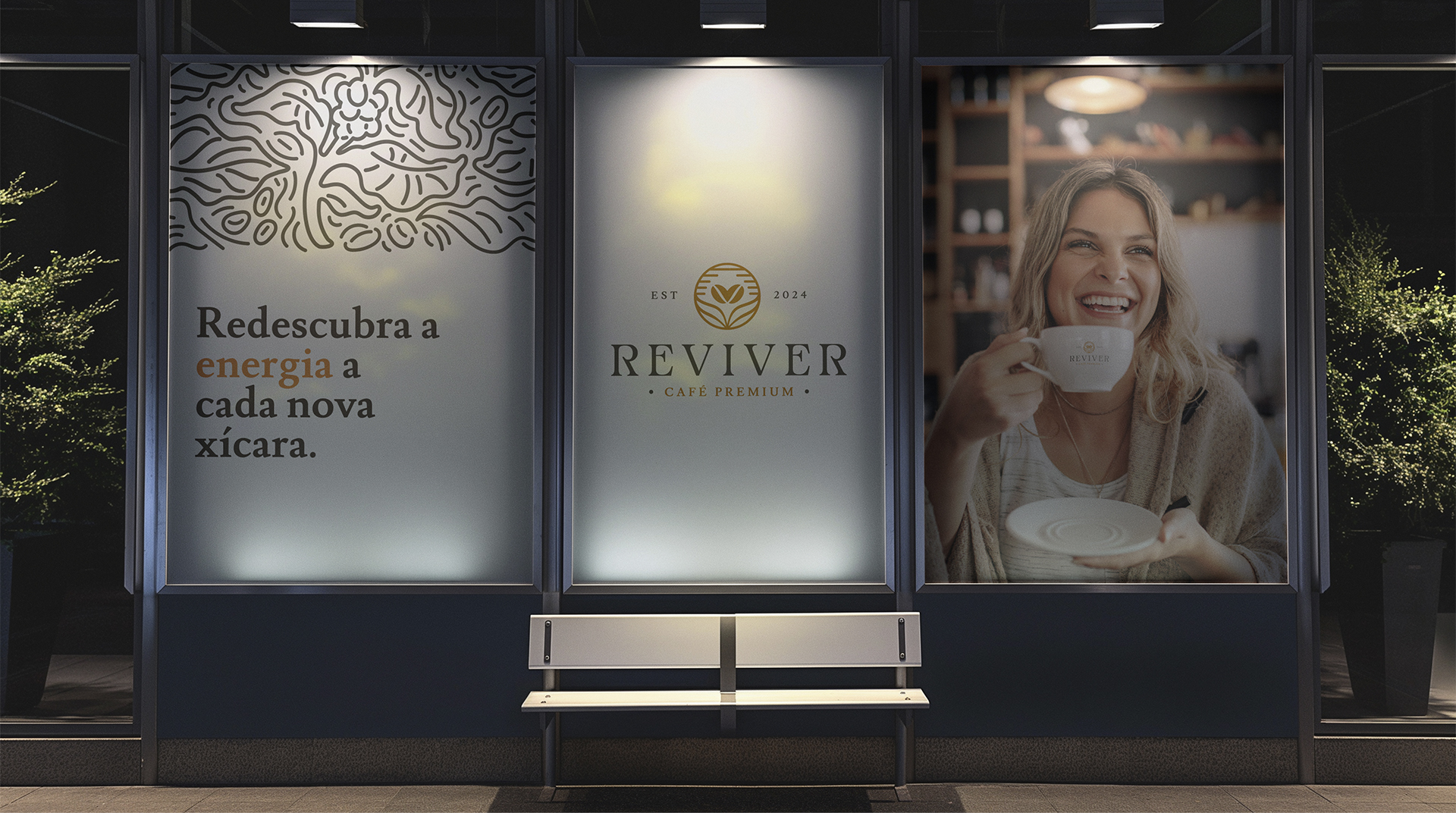 Café Reviver — Detalhe